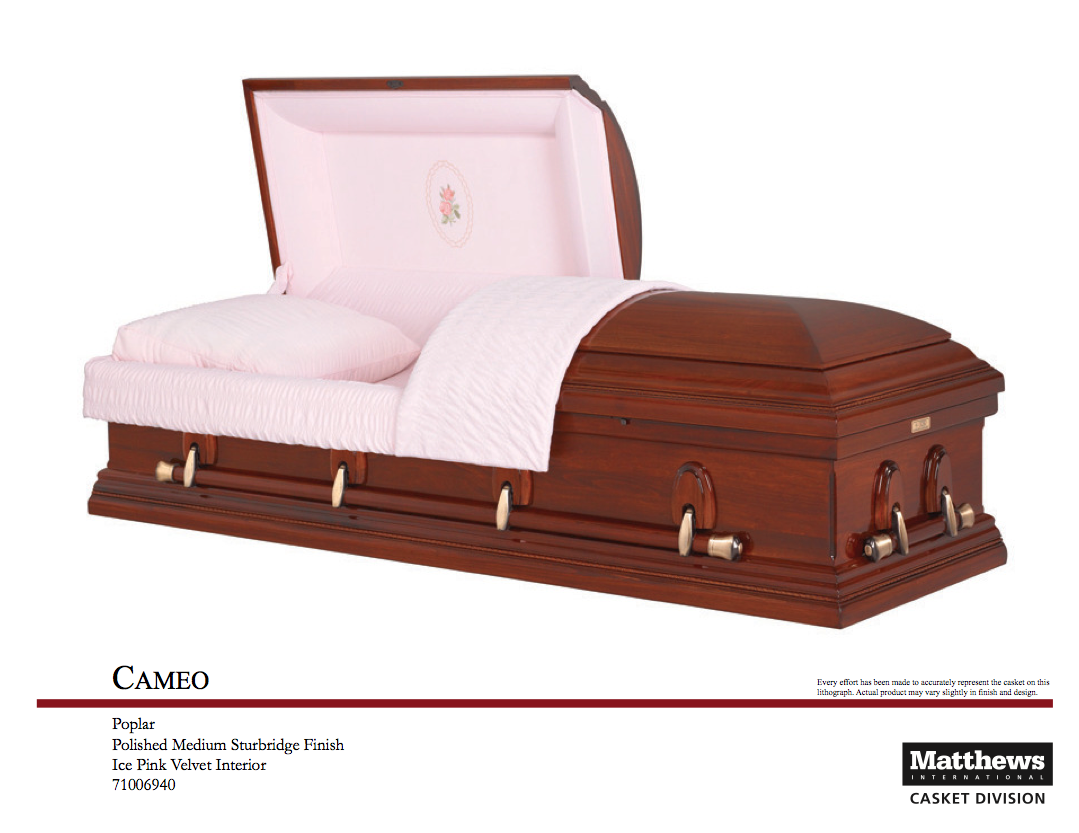 Cameo Poplar Casket