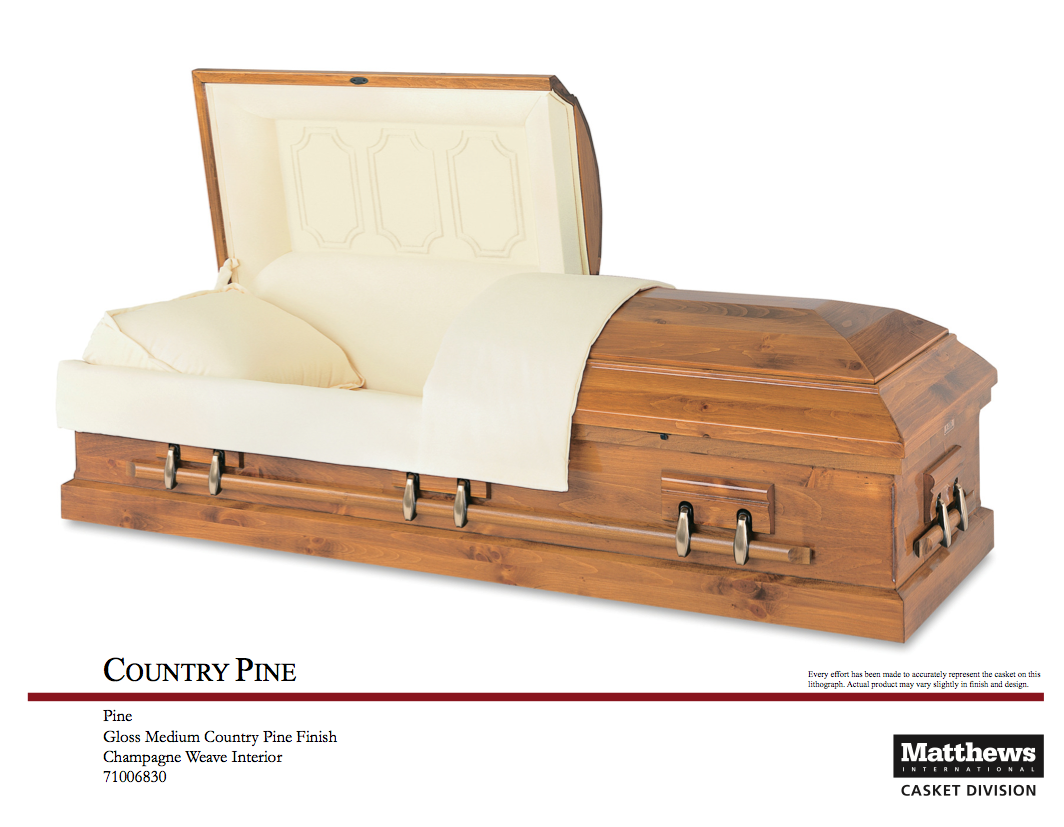 Country Pine Casket