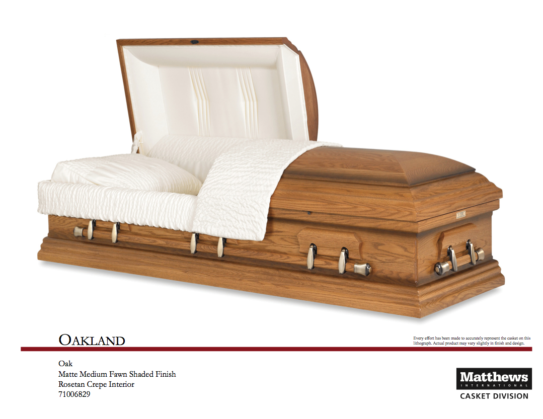 Oakland Oak Casket