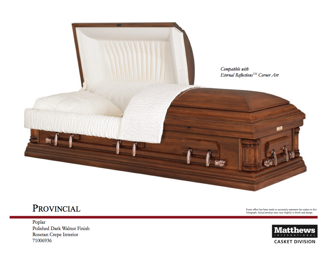 Provincial Poplar Casket