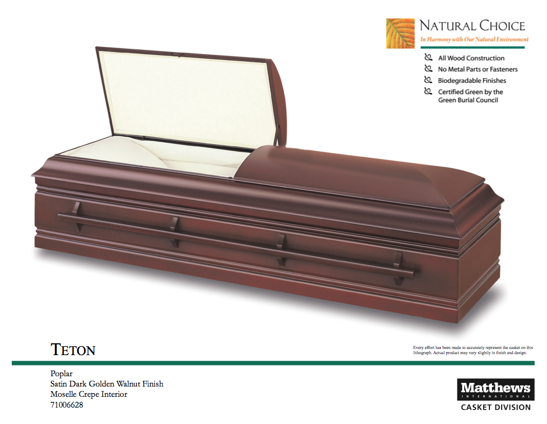 Teton Poplar Casket