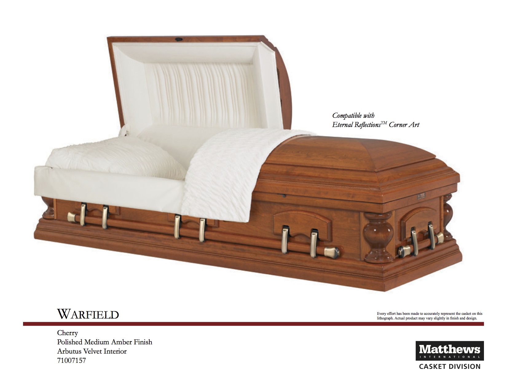 Warfield Cherry Casket