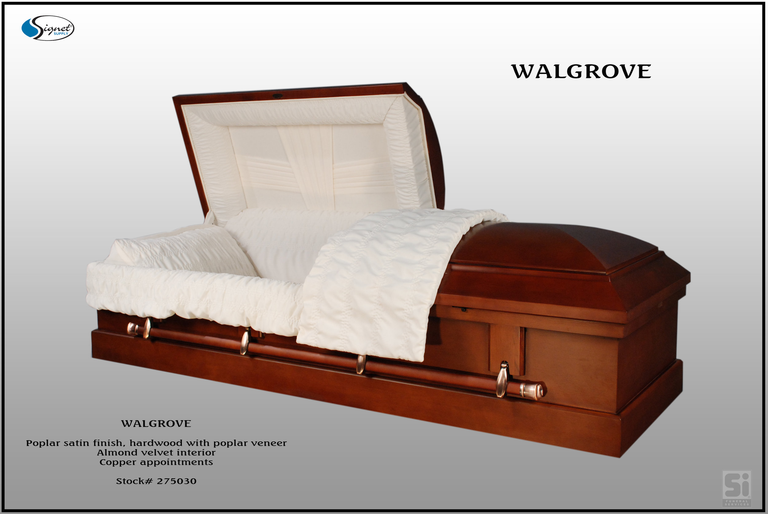 Walgrove Poplar Veneer Casket