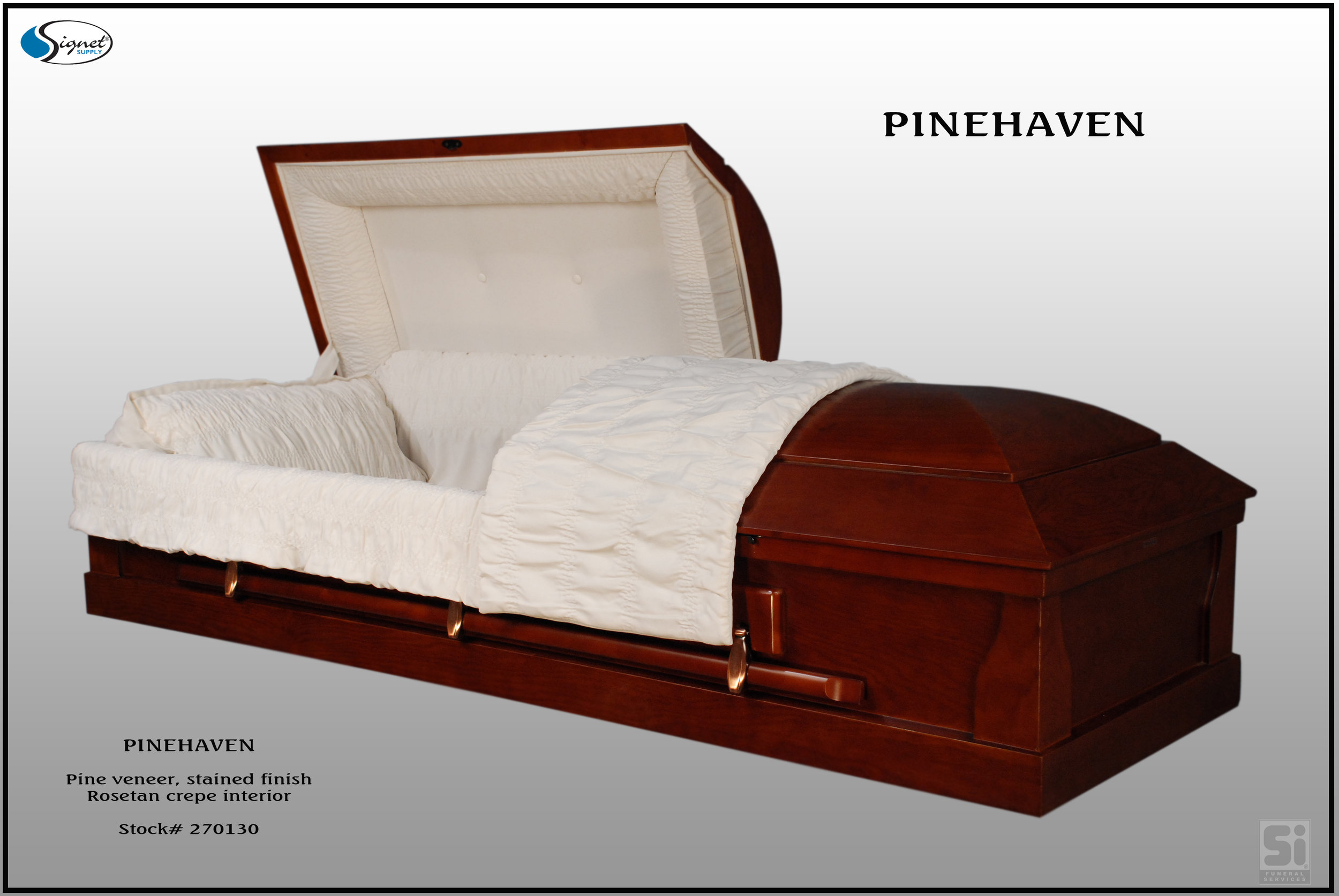Pinehaven Pine Veneer Casket