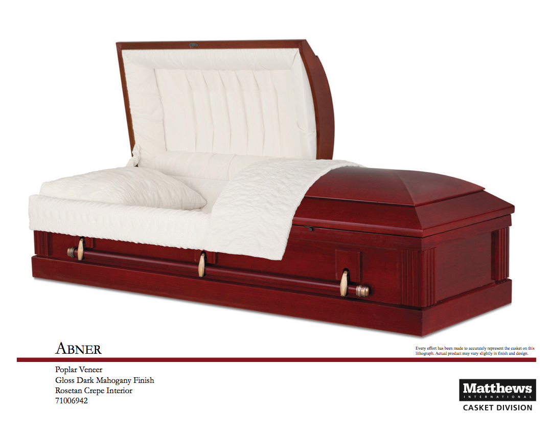 Abner Poplar Veneer Casket