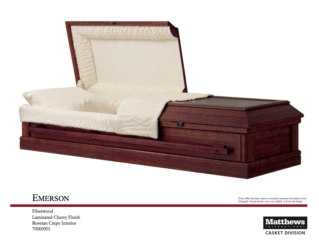 Emerson Fiberwood Casket