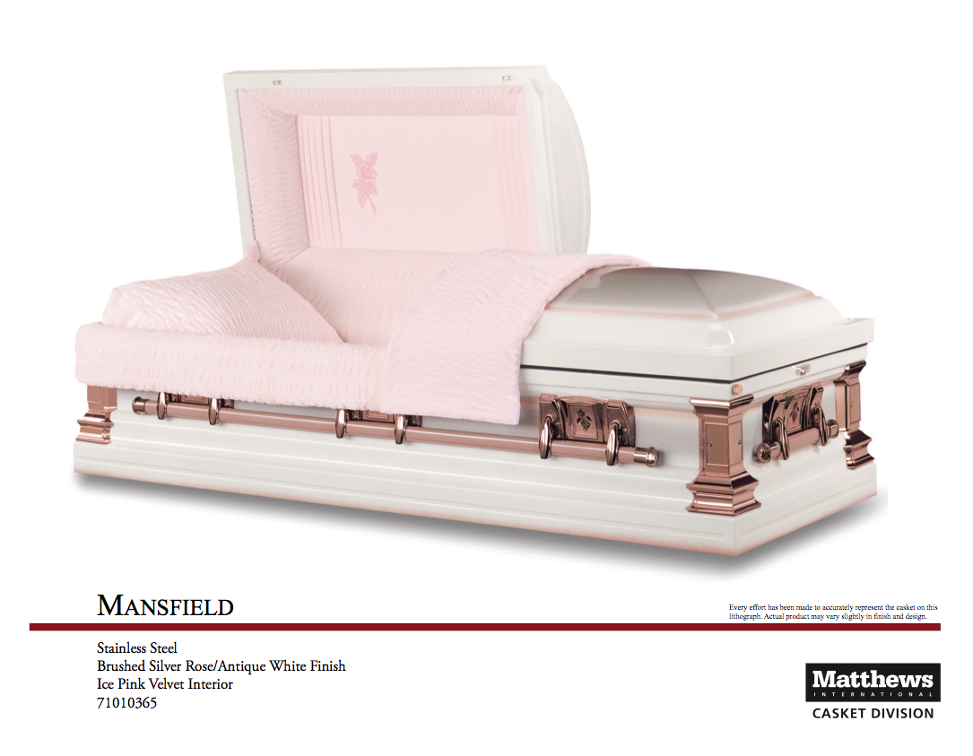 Mansfield Stainless Steel Casket