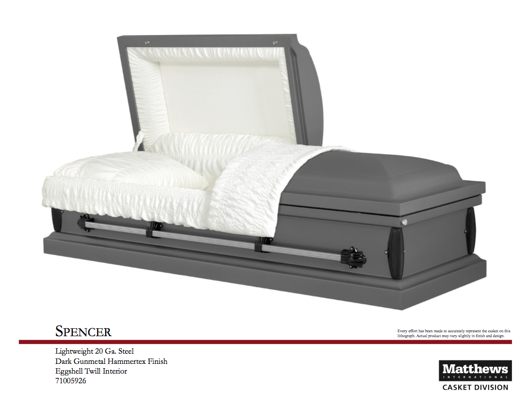 Spencer Metal Casket