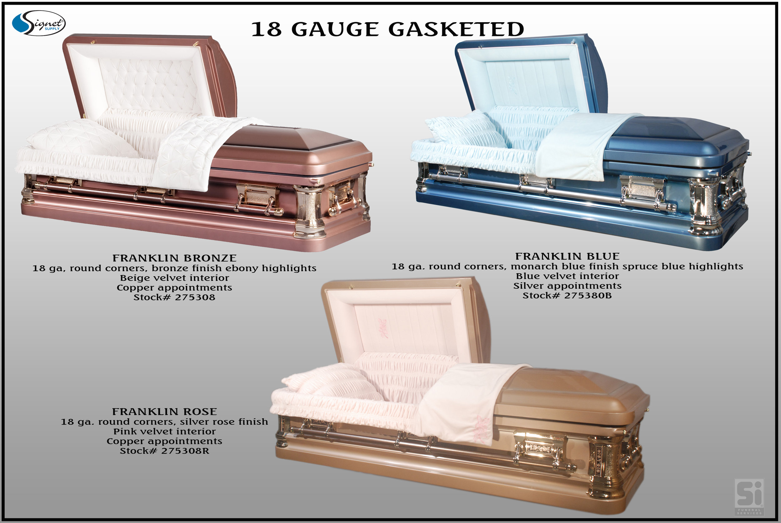 Franklin Steel Casket