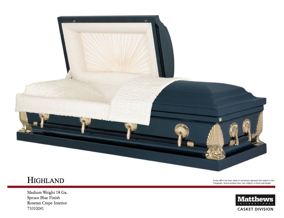 Highland Steel Casket