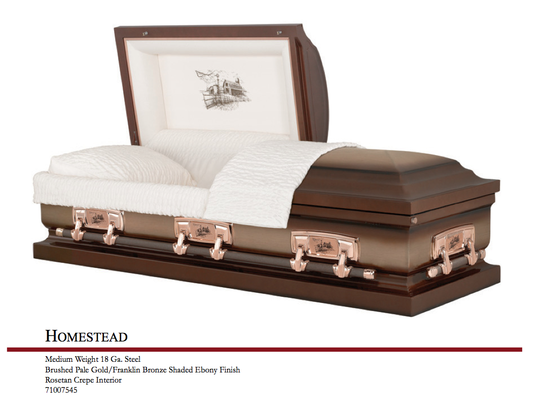 Homestead Steel Casket