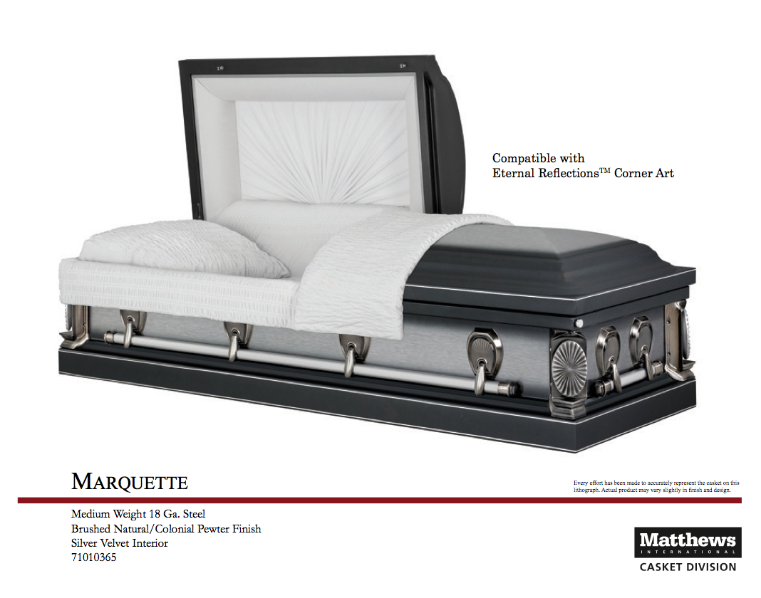 Marquette Steel Casket