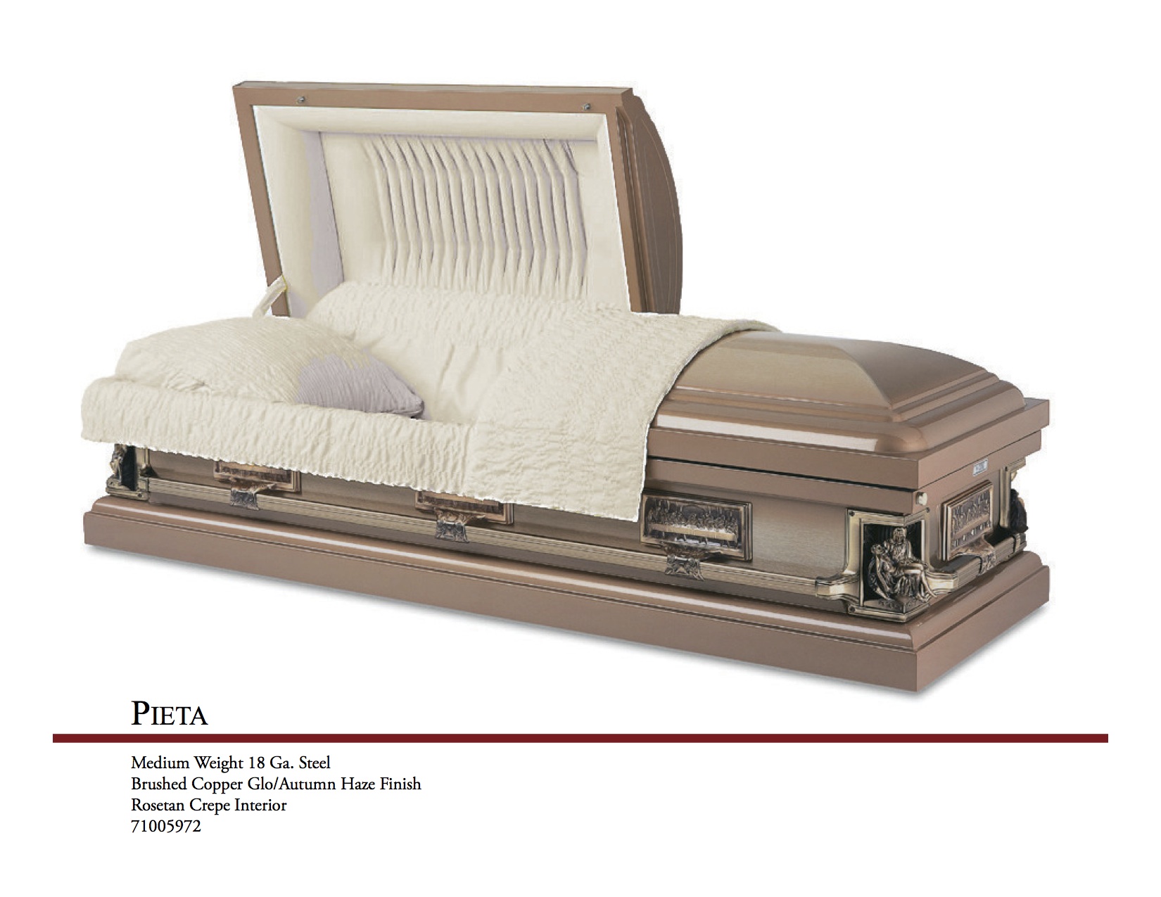 Pieta Steel Casket